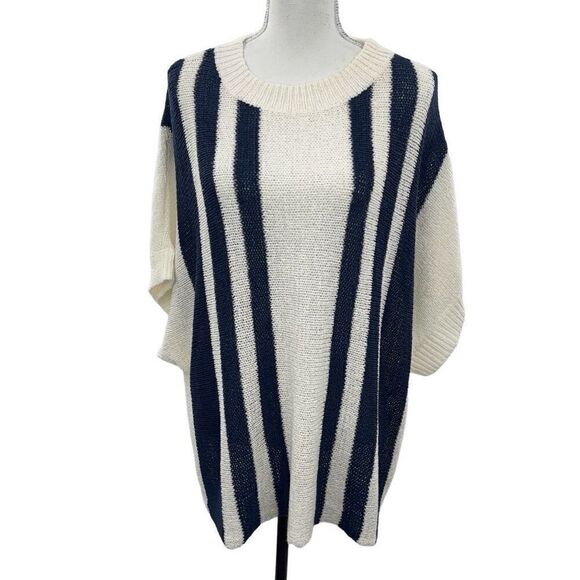 Mud Pie Addy Women's Stripe Knit Pullover - Picture 9 of 10
